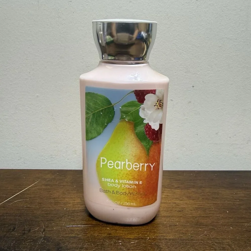 Retired Scent PEARBERRY By Bath & Body Works Shea & Vit. E Body Lotion 8 oz